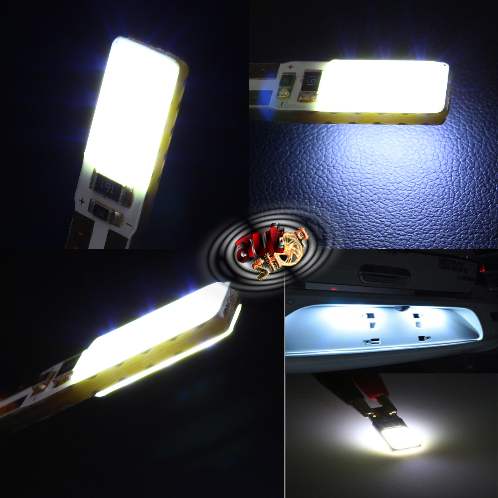 led auto canbus cob pozitie lampa numar portiera plafoniera caraudiomarket