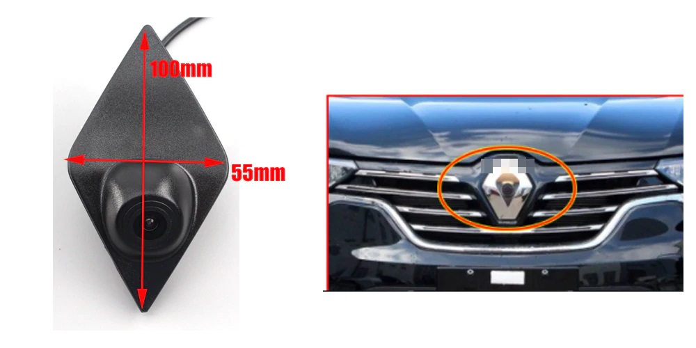 camera parcare in fata renault kadjar koleos 2015 2016 2017 2018 2019 2020