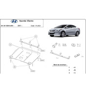 Scut metalic pentru motor si cutia de viteze Hyundai Elantra 2011-