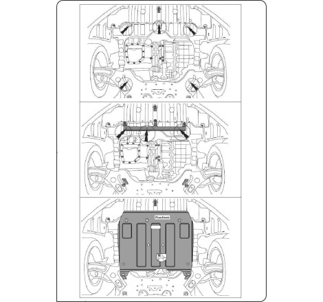 Scut metalic pentru motor si cutia de viteze Hyundai Elantra 2011-
