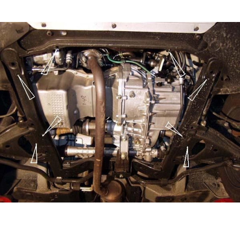 Scut motor Dacia Lodgy, motorizare 1.2, 1.4, 1.5 Tdci, fabricat 2012 