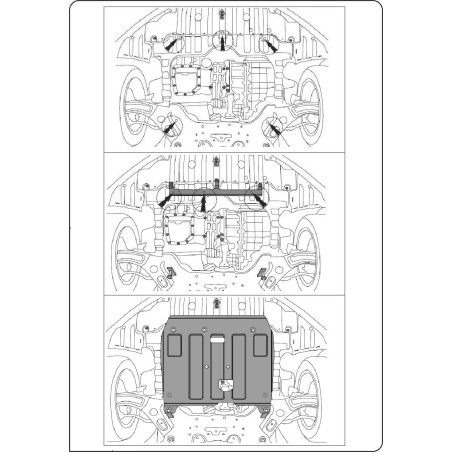 Scut metalic pentru motor si cutia de viteze Hyundai I30 2011-