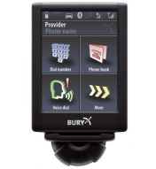 Car Kit Bury CC 9068 - Comanda vocala Bluetooth Ecran touchscreen detasabil Multipoint Incarcare telefon mobil