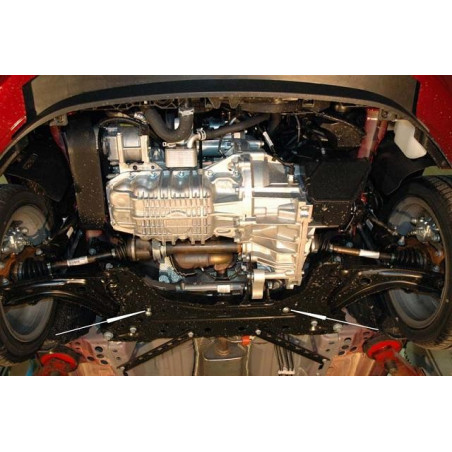Scut metalic pentru motor si cutia de viteze Ford Fiest 2008-