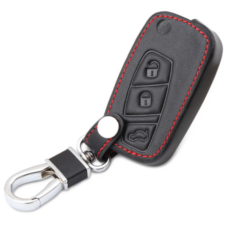 Husa din piele pentru cheie FIAT Panda /Stilo /Punto /Doblo /Grande /Bravo 500 Ducato /Minibus