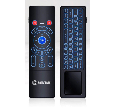 Tastatura / telecomanda wireless giroscop reincarcabila smart box tv 