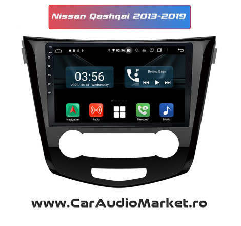 Navigatie dedicata cu Android tip CarPad Nissan Qashqai 2013, 2014, 2015, 2016, 2017, 2018, 2019