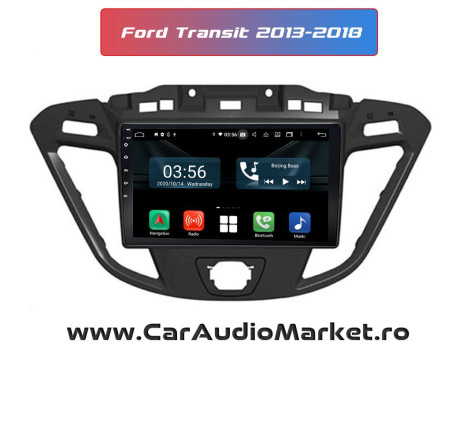 Navigatie dedicata cu Android tip CarPad de 9" Ford Custom / Transit 2013, 2014, 2015, 2016, 2017, 2018, 2019