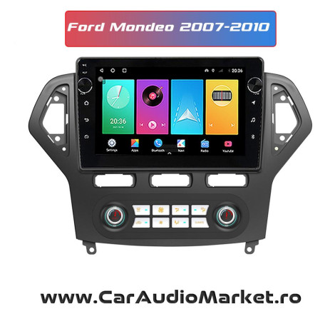 Navigatie dedicata cu Android tip CarPad Ford Mondeo 2007 2008 2009 2010 clima automata bucuresti