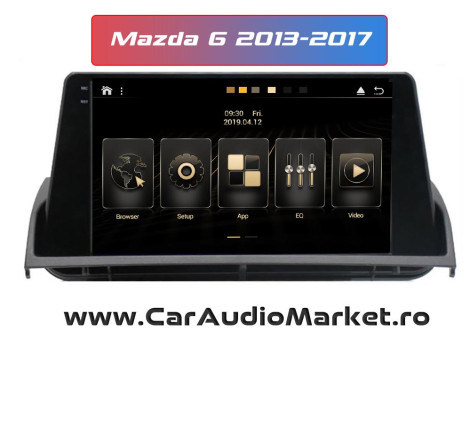 Navigatie dedicata CarPad Android Radio Bluetooth Internet GPS WIFI Mazda 6 2013 2014 2015 2016 2017 pitesti