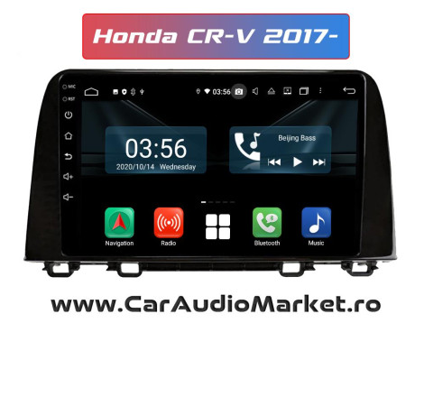 Navigatie dedicata CarPad Android Radio Bluetooth Internet GPS WIFI Honda CR-V 2017 2018 2019 2020 2021