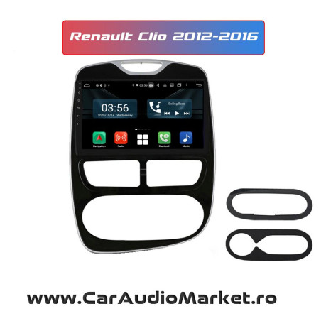 Navigatie dedicata CarPad Android Radio Bluetooth Internet GPS WIFI Renault Clio 4 2012 2013 2014 2015 2016