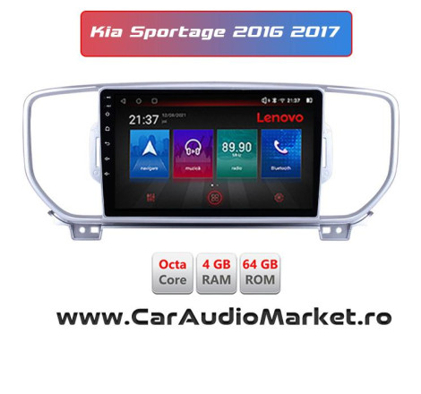 Navigatie dedicata Android Radio Bluetooth Internet GPS WIFI Kia Sportage 2016 2017 oradea