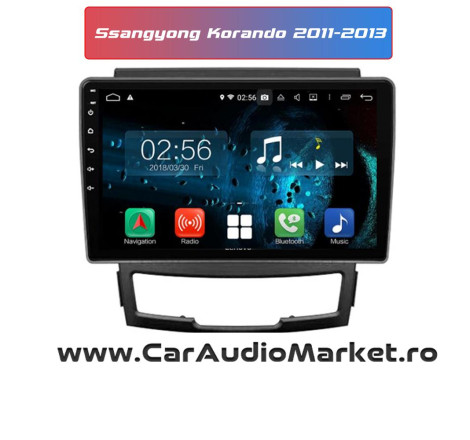 Navigatie dedicata Android Radio Bluetooth Internet GPS WIFI Ssangyong Korando 2011 2012 2013 CRAIOVA