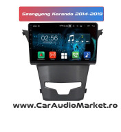 Navigatie dedicata Android Radio Bluetooth Internet GPS WIFI Ssangyong Korando 2014 2015 2016 2017 2018 2019 craiova