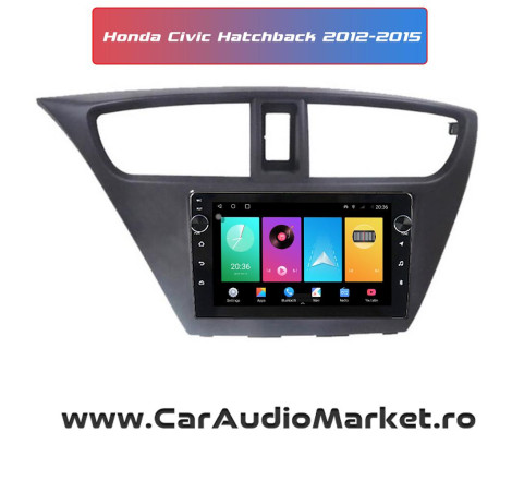 Navigatie dedicata Android Radio Bluetooth Internet GPS WIFI Honda Civic Hatchback 2012 2013 2014 2015 PITESTI
