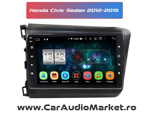 Navigatie dedicata Android Radio Bluetooth Internet GPS WIFI Honda Civic Sedan 2012 2013 2014 2015 bucuresti