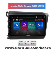 Navigatie dedicata Android Radio Bluetooth Internet GPS WIFI Honda Civic Sedan 2012 2013 2014 2015 cluj