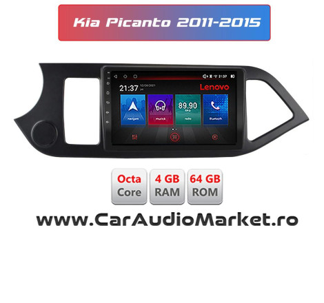 Navigatie dedicata Android Radio Bluetooth Internet GPS WIFI Kia Picanto 2011 2012 2013 2014 2015 ORADEA