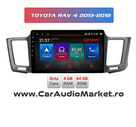 Navigatie dedicata Android Radio Bluetooth Internet GPS WIFI Toyota Rav4 2013 2014 2015 2016 2017 2018 ploiesti