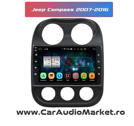 Navigatie dedicata android Jeep Compass 2007 2008 2009 2010 2011 2012 2013 2014 2015 2016 cluj