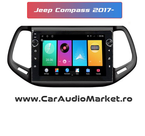 Navigatie dedicata Jeep Compass 2017 2018 2019 2020 2021 cluj