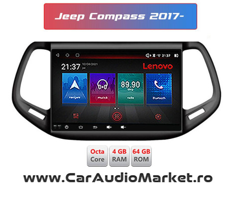 Navigatie dedicata Jeep Compass 2017 2018 2019 2020 2021 pitesti