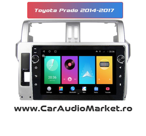 Navigatie dedicata Android Toyota Prado 2014 2015 2016 2017 EDOTEC