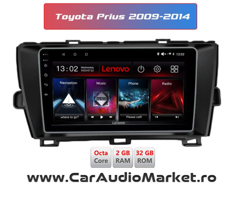 Navigatie dedicata Android Toyota Prius 2009 2010 2011 2012 2013 2014 ORADEA