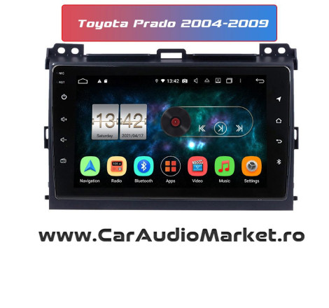 Navigatie dedicata Android Toyota Prado 2004 2005 2006 2007 2008 2009 IASI