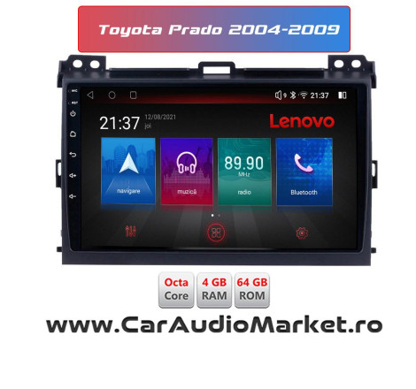 Navigatie dedicata Android Toyota Prado 2004 2005 2006 2007 2008 2009 EDOTEC