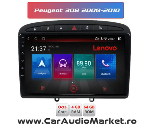 Navigatie dedicata Android Peugeot 308 2008 2009 2010 iasi