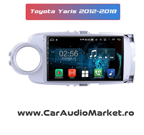 Navigatie dedicata Android Toyota Yaris 2012 2013 2014 2015 2016 2017 2018