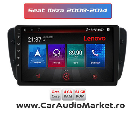 Navigatie dedicata Android Seat Ibiza 2008 2009 2010 2011 2012 2013 2014 EDOTEC