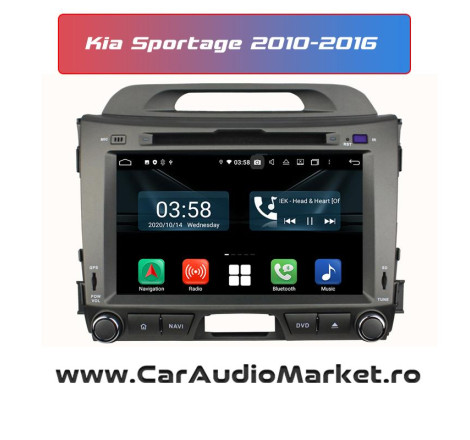 Navigatie dedicata cu Android Kia Sportage 2010 2011 2012 2013 2014 2015 2016 emag