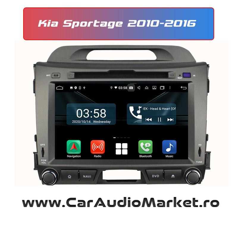 Navigatie dedicata cu Android Kia Sportage 2010 2011 2012 2013 2014 2015 2016 emag