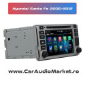 Navigatie dedicata Android Hyundai Santa Fe 2006 2007 2008 2009 2010 2011 2012 edotec