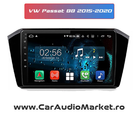 Navigatie dedicata cu Android tip CarPad VW Passat B8 2015 2016 2017 2018 2019 2020 craiova
