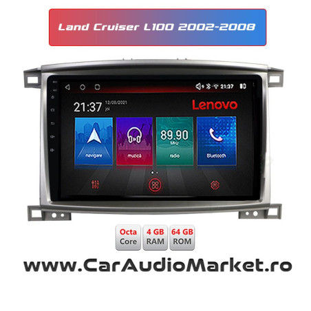 Navigatie dedicata CarPad Android Toyota Land Cruiser L100 2002 2003 2004 2005 2006 2007 2008 ORADEA