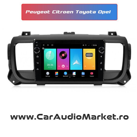 Peugeot Expert Citroen Jumpy Toyota ProAce Opel Zafira Life - Navigatie dedicata CarPad Android edotec