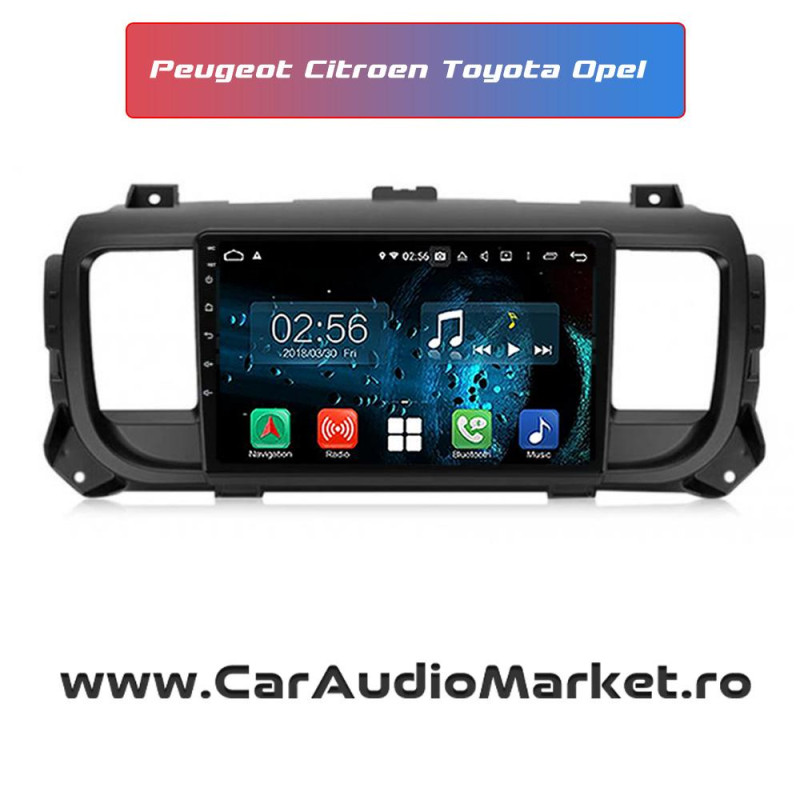Peugeot Expert Citroen Jumpy Toyota ProAce Opel Zafira Life - Navigatie dedicata CarPad Android Peugeot Expert Citroen Jumpy Toyota ProAce Opel Zafira Life - Navigatie dedicata CarPad Android