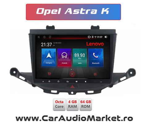 Navigatie dedicata Android Opel Astra K lenovo