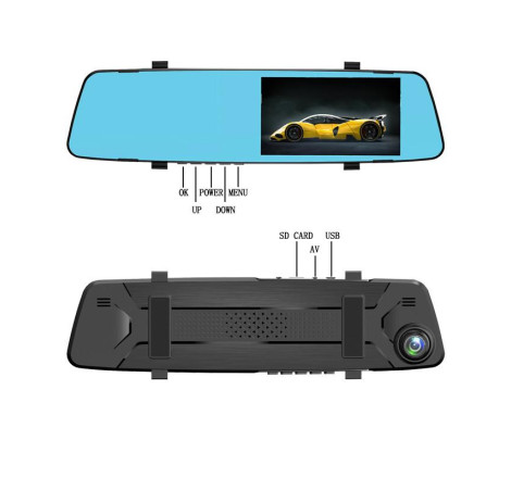 Sistem oglinda 4,3" DVR +...