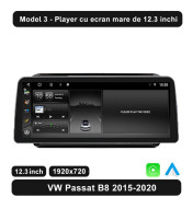 Navigatie dedicata cu Android tip CarPad VW Passat B8 2015 2016 2017 2018 2019 2020 IEFTINA