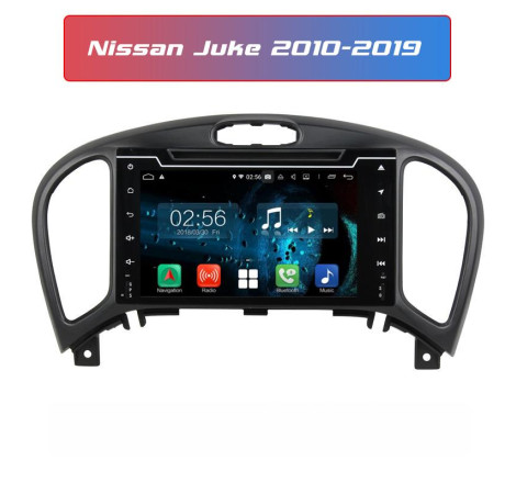 Navigatie dedicata cu Android Nissan Juke 2010 2011 2012 2013 2014 2015 2016 2017 2018 2019 edotec