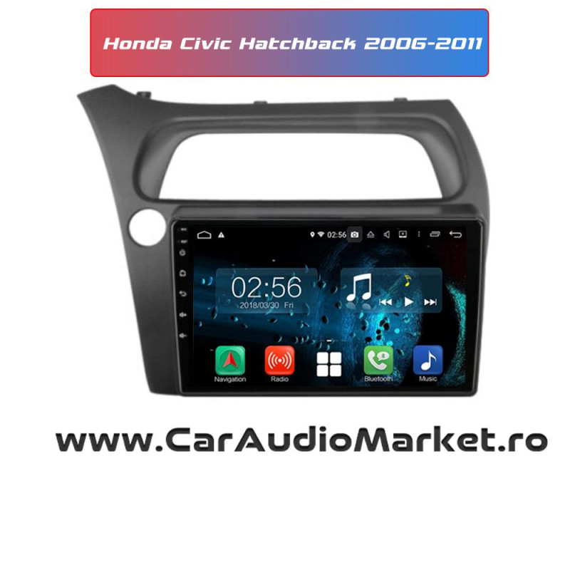 Navigatie dedicata Android Radio Bluetooth Internet GPS WIFI Honda Civic Hatchback 2006 2007 2008 2009 2010 2011 CRAIOVA