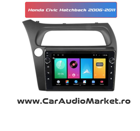 Navigatie dedicata Android Radio Bluetooth Internet GPS WIFI Honda Civic Hatchback 2006 2007 2008 2009 2010 2011 BRASOV