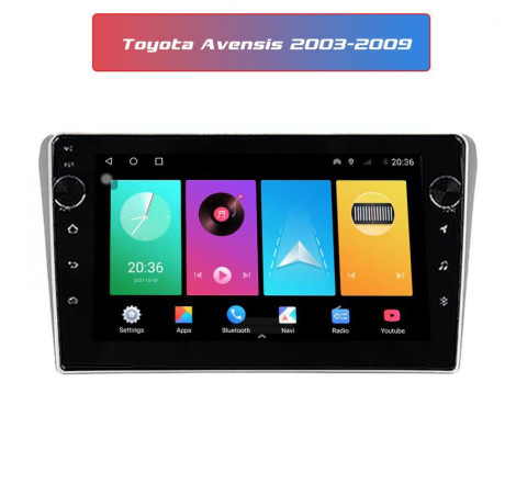 Navigatie dedicata Android Toyota Avensis 2003 2004 2005 2006 2007 2008 2009 SLATINA