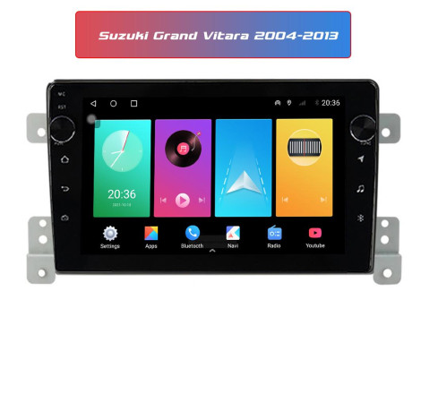 Navigatie dedicata Android Suzuki Grand Vitara 2004 2005 2006 2007 2008 2009 2010 2011 2012 2013 SLATINA