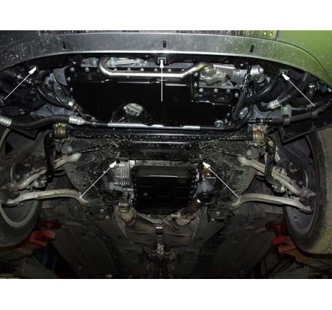 Scut motor metalic pentru Audi A6 1997-2004